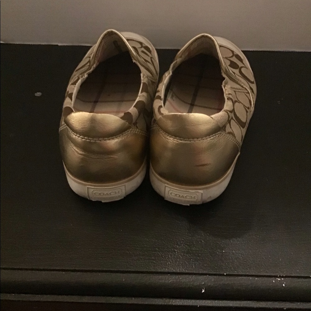 Coach Brown Beal Signature Slip on Loafer Sneakers - Picture 5 of 11